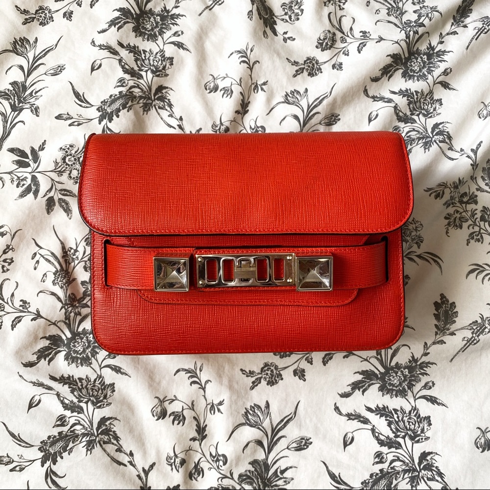 Proenza Schouler PS11 Mini - Fire Red